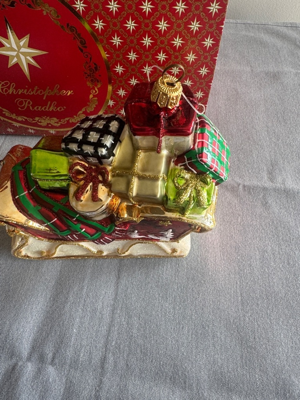 Christopher Radko holiday ornament. Retired. - Picture 3 of 8